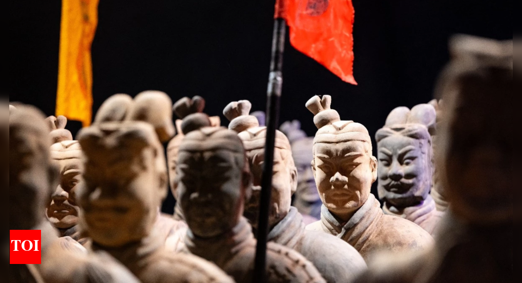 Man Damages Terracotta Army Warriors After Jumping into Display