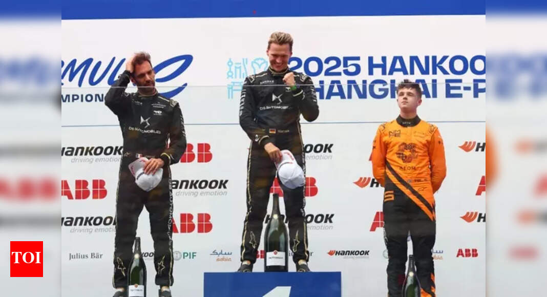 Shanghai E-Prix 2025: DS celebrates double victory as Maximilian Gunther takes first, Jean-Eric Vergne second in Round 10, Taylor Barnard claims third