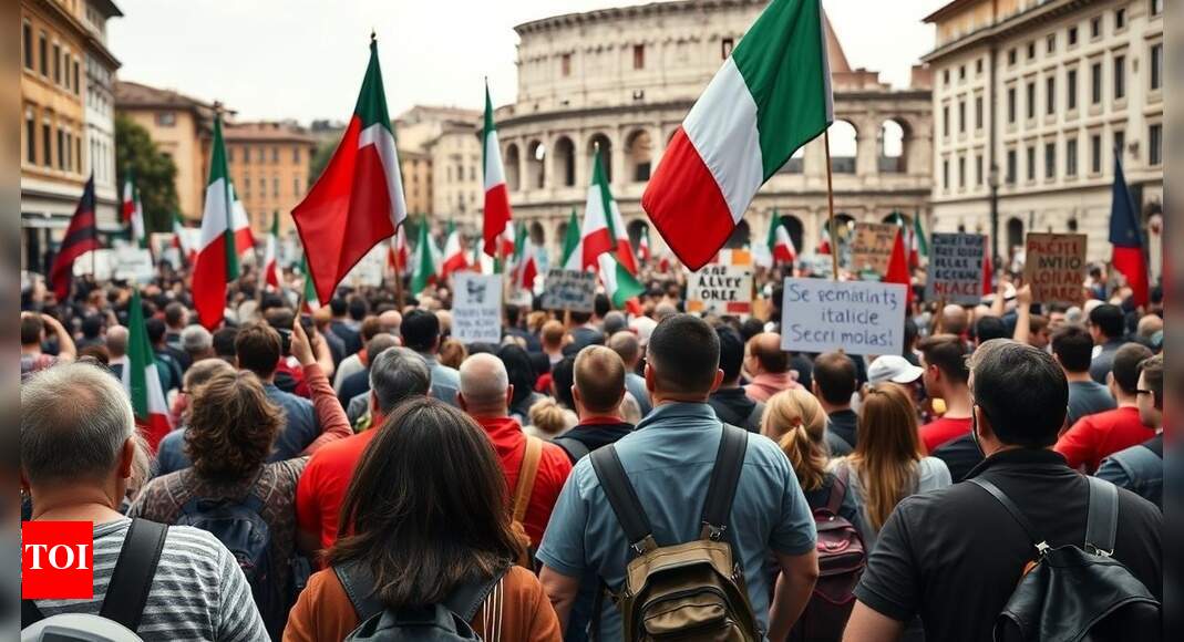 Rome Protests New Security Law, Citing Repressive Measures
