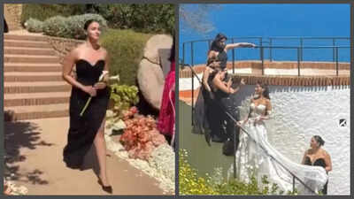 Alia Bhatt turns glam bridesmaid and undercover photographer at dreamy Spanish wedding - WATCH video
