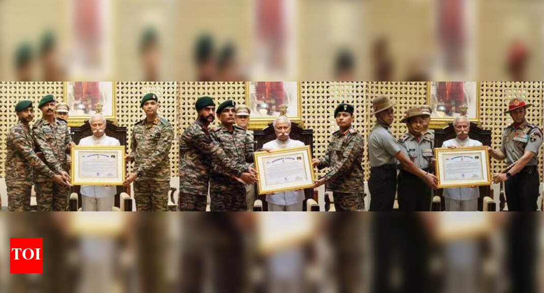 Arunachal Governor Honors Armed Forces with Citations
