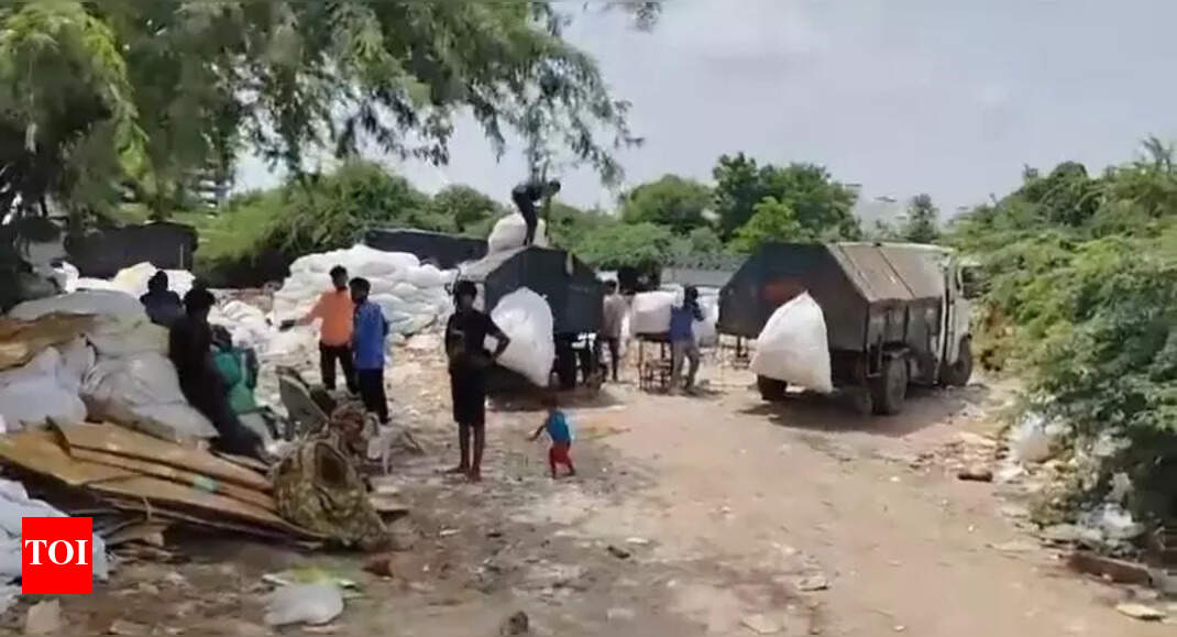 Plastic Waste Dumping Sparks Concern near Vishwamitri River