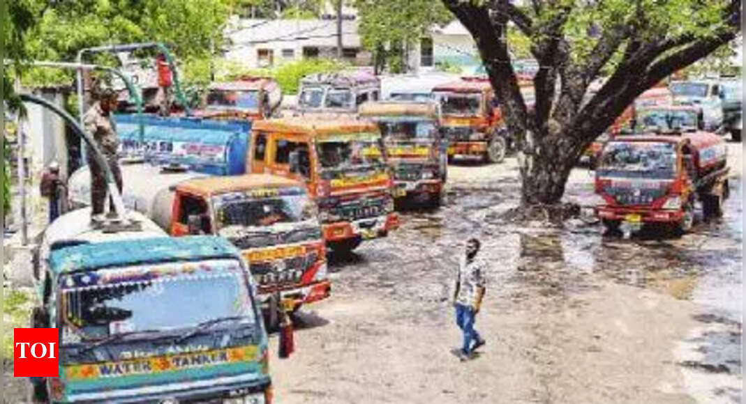 Hyderabad Water Tanker Bookings Plummets With Early Monsoon