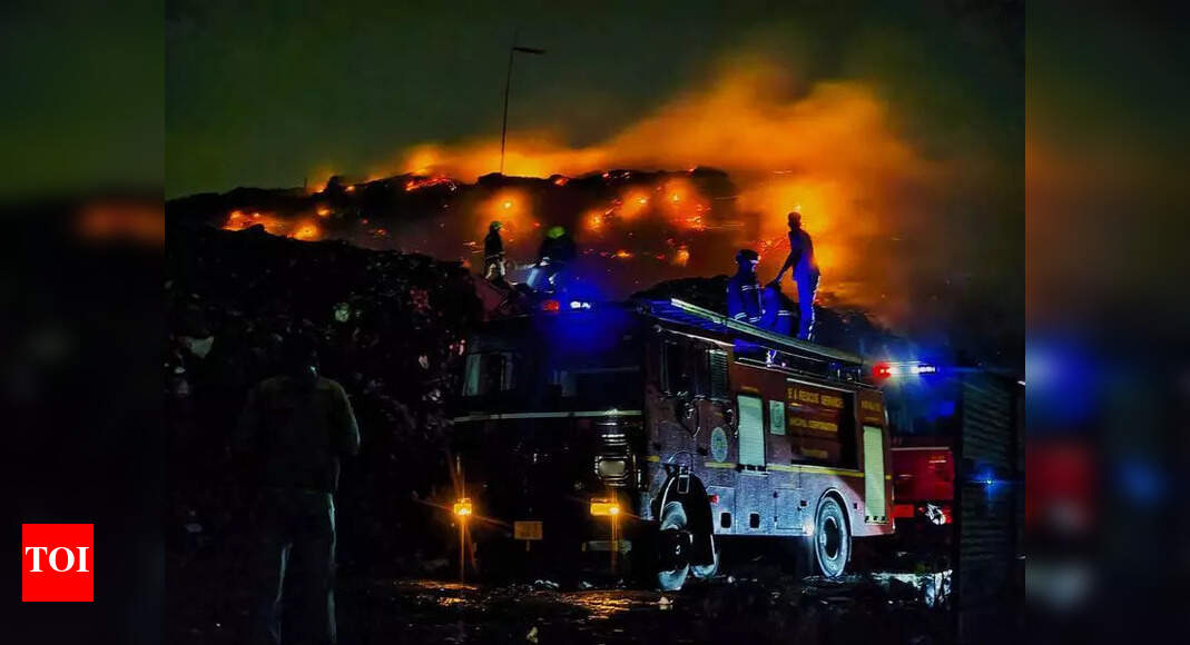 Fire Breaks Out at Chandigarh's Dadumajra Dumping Ground