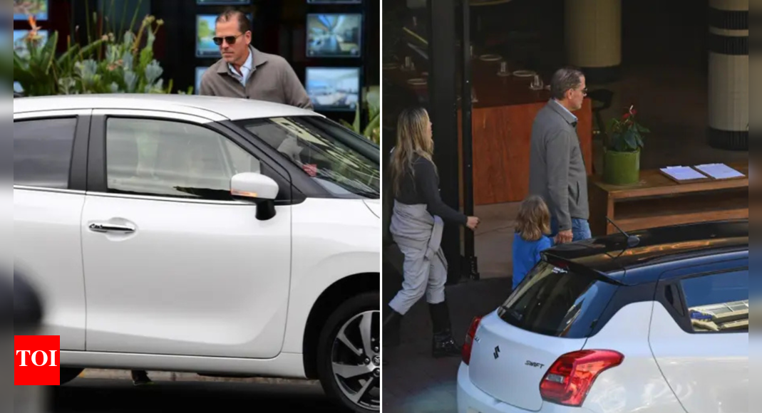 Joe Biden's son Hunter spotted parking rental car in South Africa after losing security detail