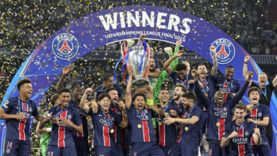 Champions League final: PSG hammer Inter Milan 5-0 to win first-ever title | Football News – Times of India