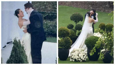 Hailee Steinfeld marries NFL Star Josh Allen in romantic California wedding; couple seal the deal with a kiss - PICS
