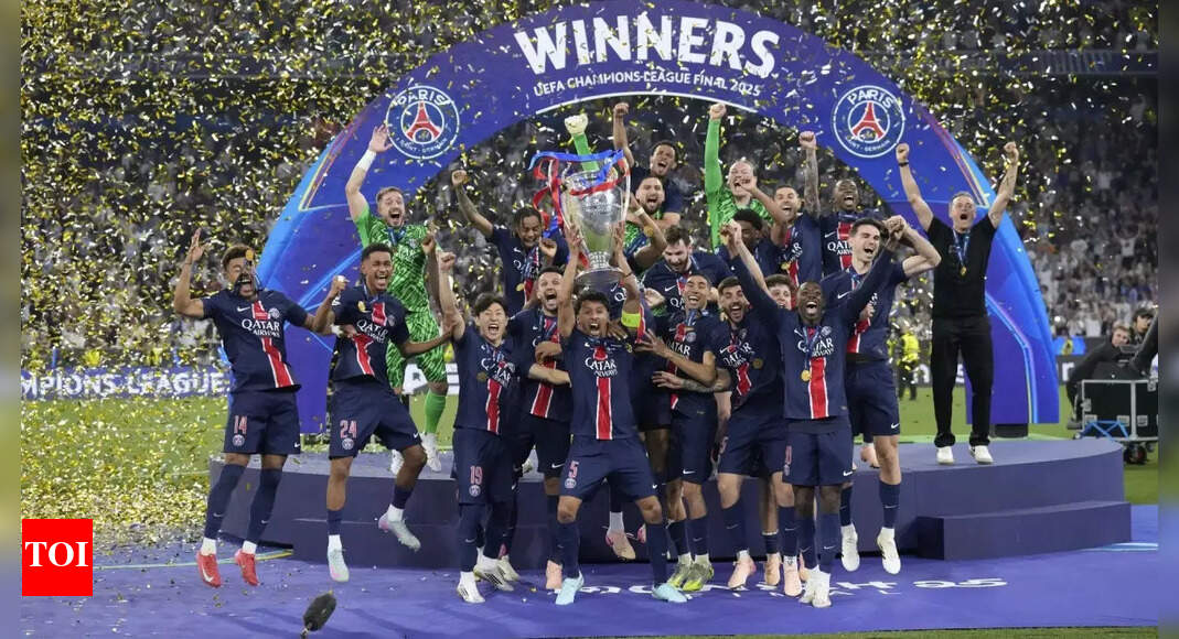 PSG thrash Inter Milan 5-0 to win first Champions League title