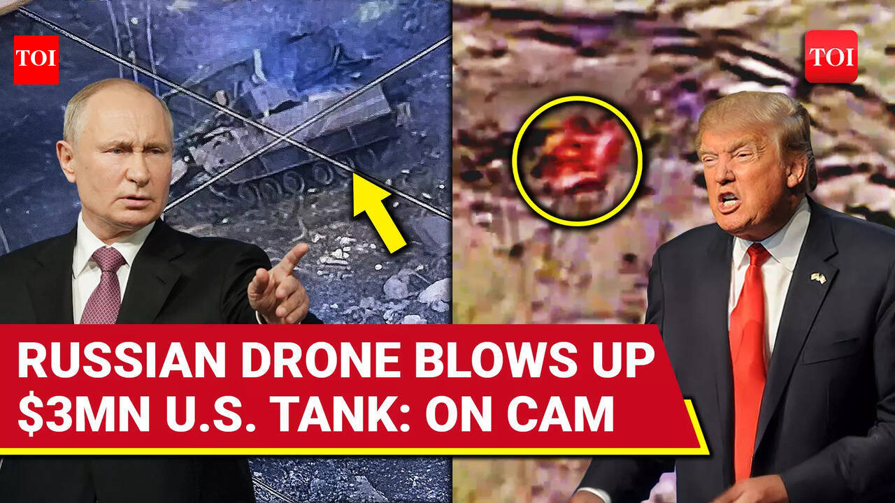 Video: Putin’s Cheap Russian Drone DESTROYS Trump’s $3 Million M2 Bradley Tank In Just 16 Seconds