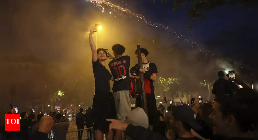 Watch: Paris goes wild after PSG win maiden Champions League title