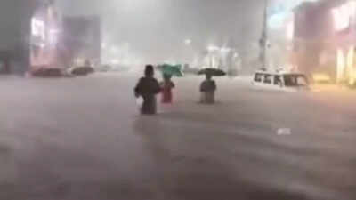 Flash floods, waterlogging hit Agartala, life disrupted; IMD issues heavy rainfall alert