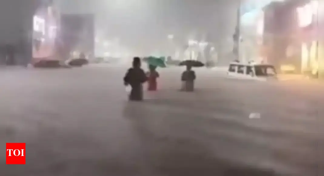 Flash floods, waterlogging hit Agartala, life disrupted; IMD issues heavy rainfall alert