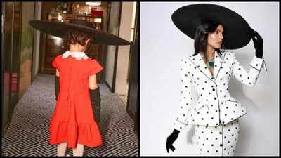 Malti Marie wins hearts as she wears mom Priyanka Chopra's MET Gala hat and gloves; the internet calls her 'adorable'