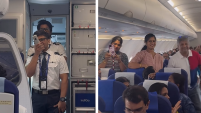  IndiGo pilot shares heartwarming moment of colleague’s first flight with his parents onboard