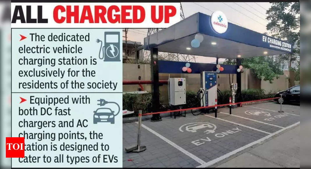 MIHAN Housing Society Installs EV Charging Station for Residents