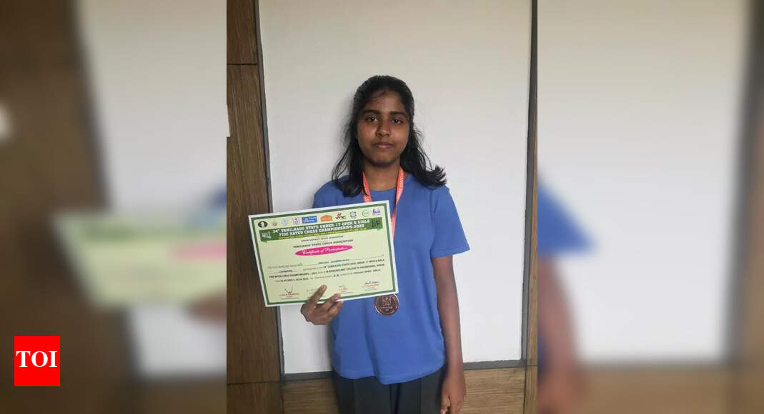 Coimbatore Student Becomes First FIDE-Rated Chess Player