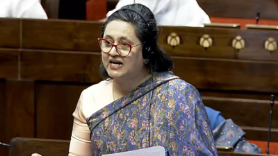 File photo: Trinamool MP Sagarika Ghose (Picture credit: ANI) TMC slams Amit Shah's 'Sindoor politics'