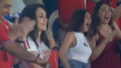 Preity Zinta and RJ Mahvash’s EPIC reaction to Yuzvendra Chahal taking Suryakumar Yadav’s wicket goes viral: WATCH