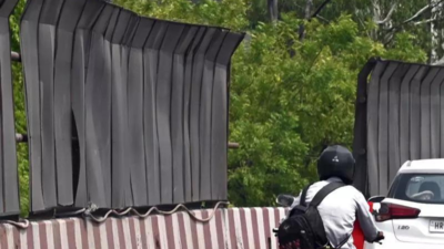 A gap too loud: Damaged barriers fail to screen noise, turn eyesore in Delhi