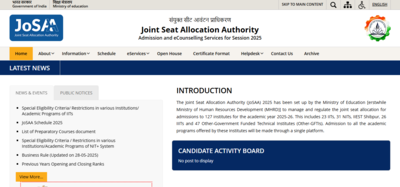 JoSAA counselling 2025 registration starts tomorrow: Check steps to apply here – Times of India