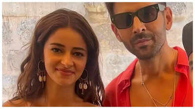 Kartik Aaryan and Ananya Panday's crackling chemistry on 'Tu Meri Main Tera, Main Tera Tu Meri' sets has fans excited for its Valentines 2026 release