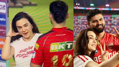 Watch: Preity Zinta spotted winking at PBKS player after win over MI in IPL Qualifier 2