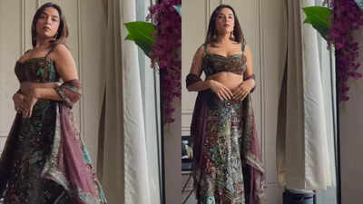 Bedsheet couture? Delhi woman turns 20-kilo bedsheet into a pretty custom lehenga