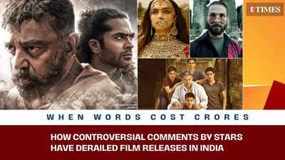  How controversial comments by stars have derailed film releases in India