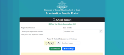 Kerala DHSE + 1 result 2025 released at results.hse.kerala.gov.in: Direct link to download scorecards here – Times of India