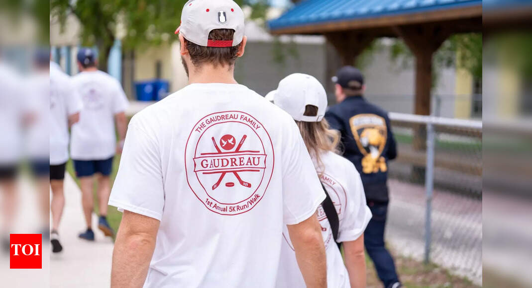 NHL brotherhood shines as Matthew Tkachuk joins Gaudreau family for heartfelt 5K run/walk
