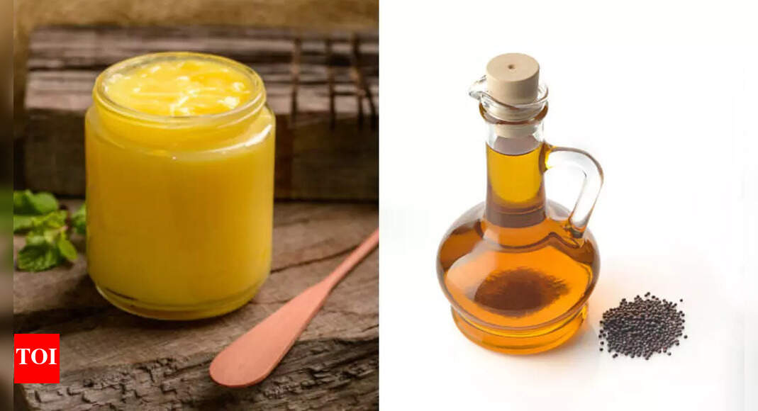 Ghee vs Mustard Oil: Which is better if you want quick hair growth? – Times of India