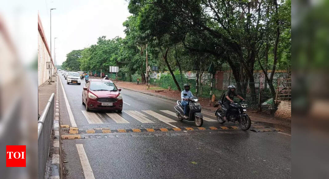NHAI Fixes Speed Reducers Near Utkal University