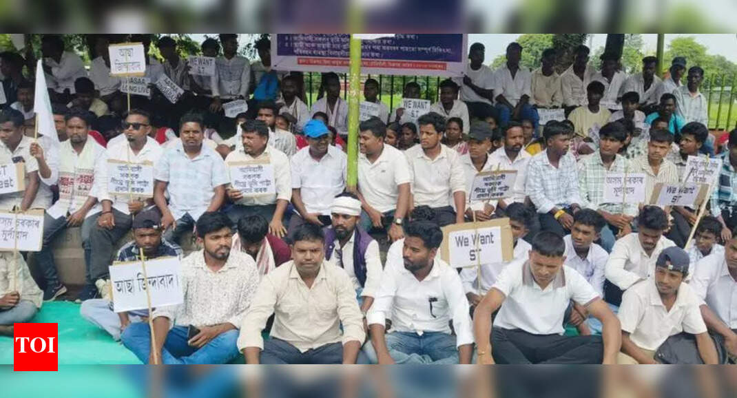 Assam Adivasi Group Protests for Rights and Recognition