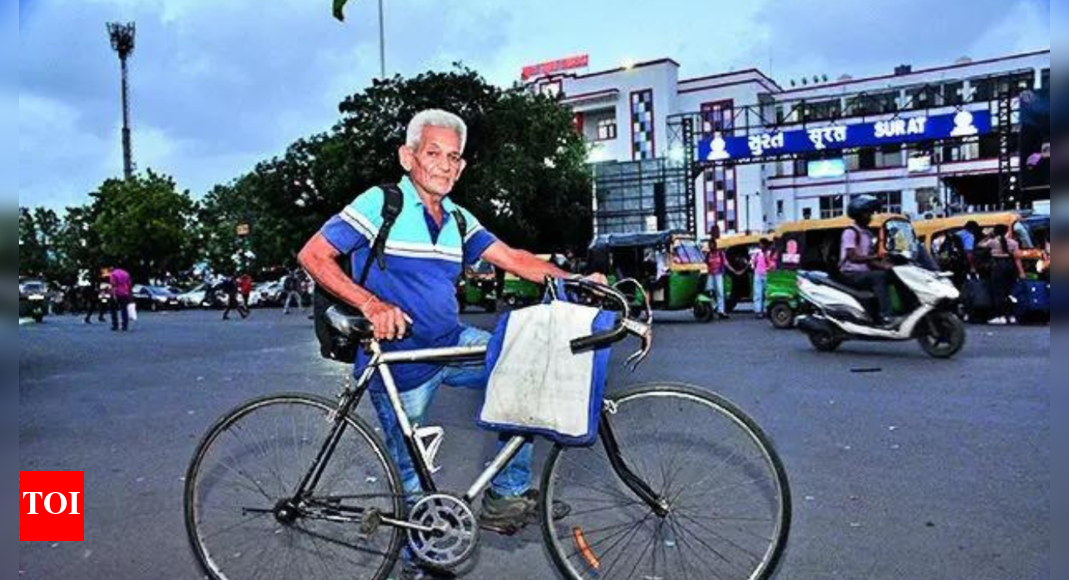 70-year-old Surat tycoon shunts fleet of cars, pedals 40km daily on 3-decade-old cycle