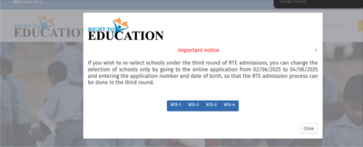 RTE Gujarat Round 3 admissions begin: Check direct link to apply here – Times of India