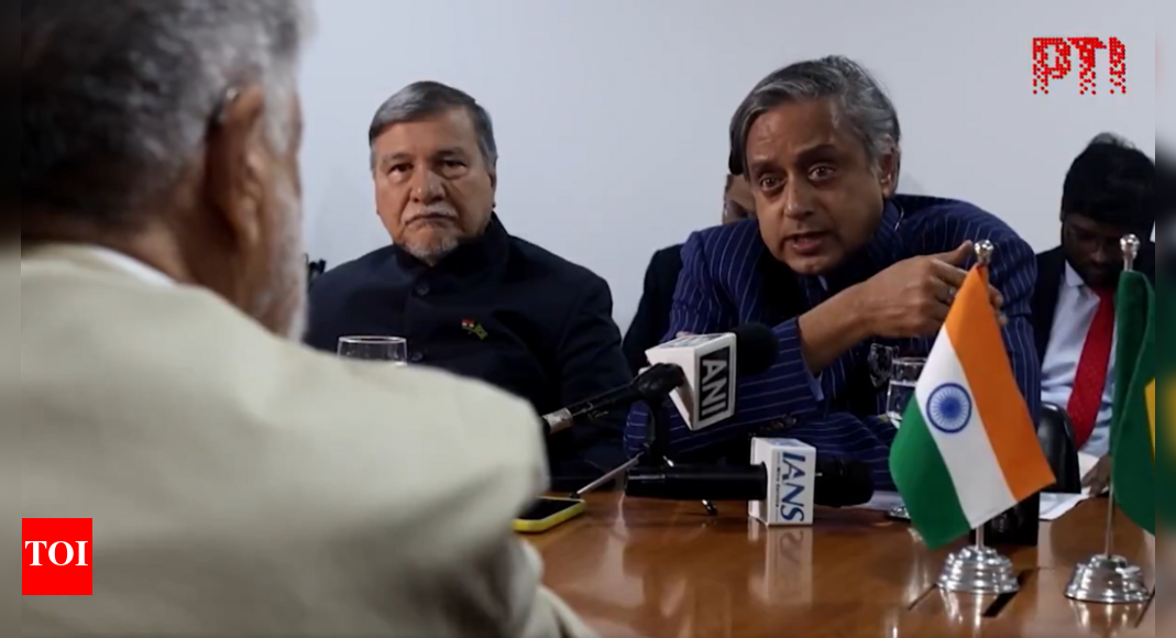 'We are not looking for war': Shashi Tharoor says Brazil backs India's anti-terror stance against Pakistan