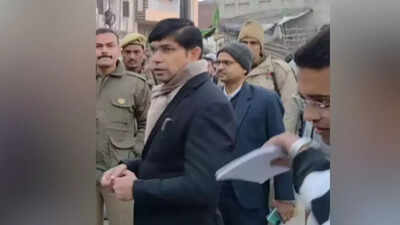 No sacrificial slaughter in public places during Bakrid in Sambhal, says district magistrate Rajender Pensiya