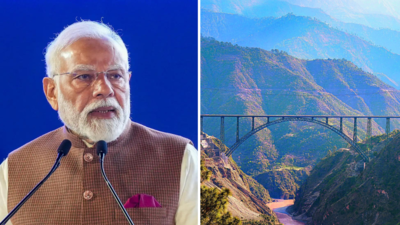 PM to inaugurate Chenab rail bridge PM Modi to flag off Katra-Srinagar Vande Bharat, inaugurate world's highest Chenab rail bridge