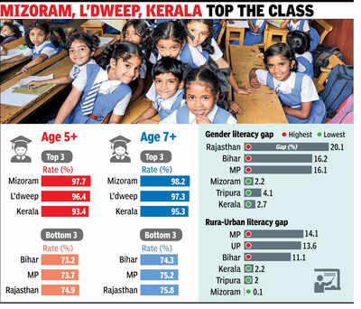 Education without equity: Why India’s 80.9% literacy rate fails to bridge the gender and regional divide – Times of India
