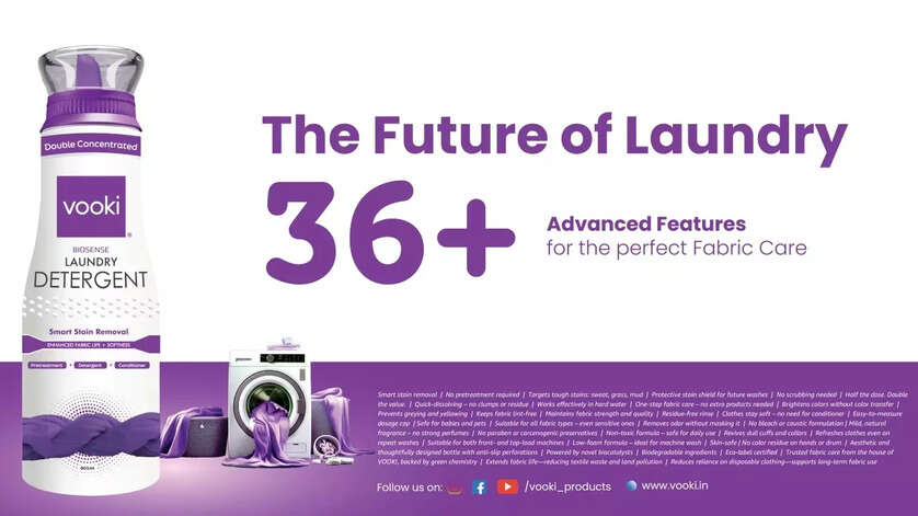 VOOKI BioSense: Ushering in the future of laundry with science-backed, nature-powered fabric care
