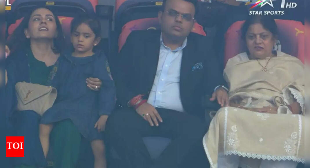 Jay Shah attends IPL final as RCB and PBKS clash.