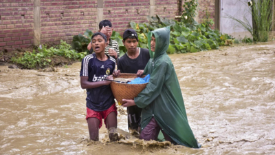 Nagaland hit by heavy rain, landslides; NH-2 collapses, cutting off Manipur (Pic credit: PTI) Nagaland hit by heavy rain, landslides; NH-2 collapses, cutting off Manipur
