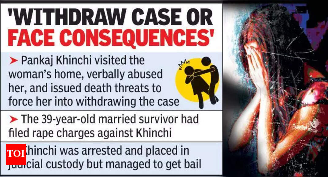Rape Accused Flees, Threatens Survivor Before Absconding to Hyderabad