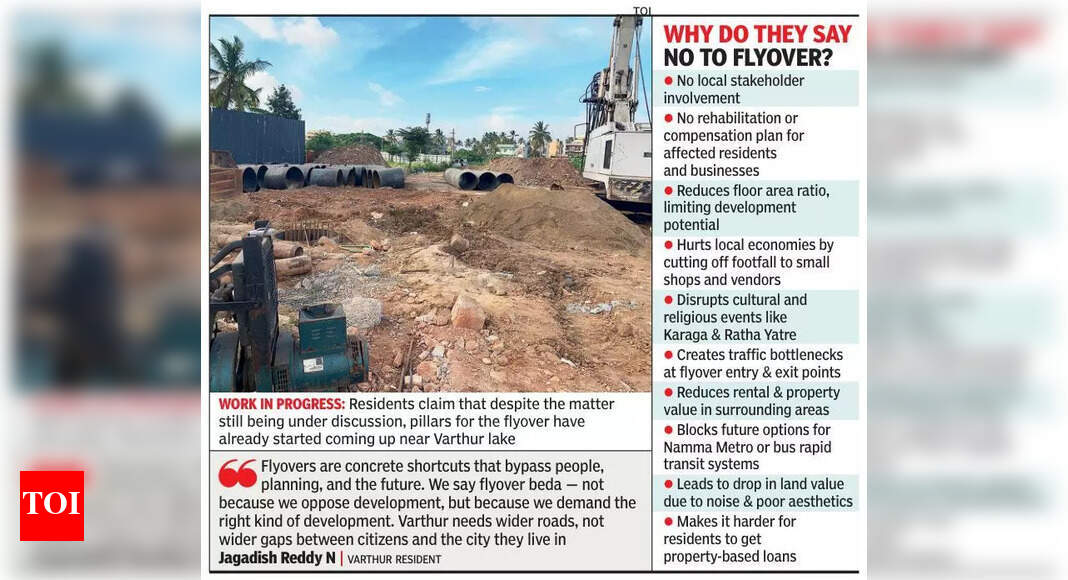 Varthur Residents Push for Metro Transit as Flyover Construction Begins