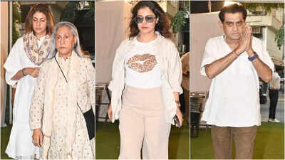 Jaya Bachchan scolds paparazzi at Rono Mukherjee’s prayer meet: ‘Bakwas sab... gande gande’