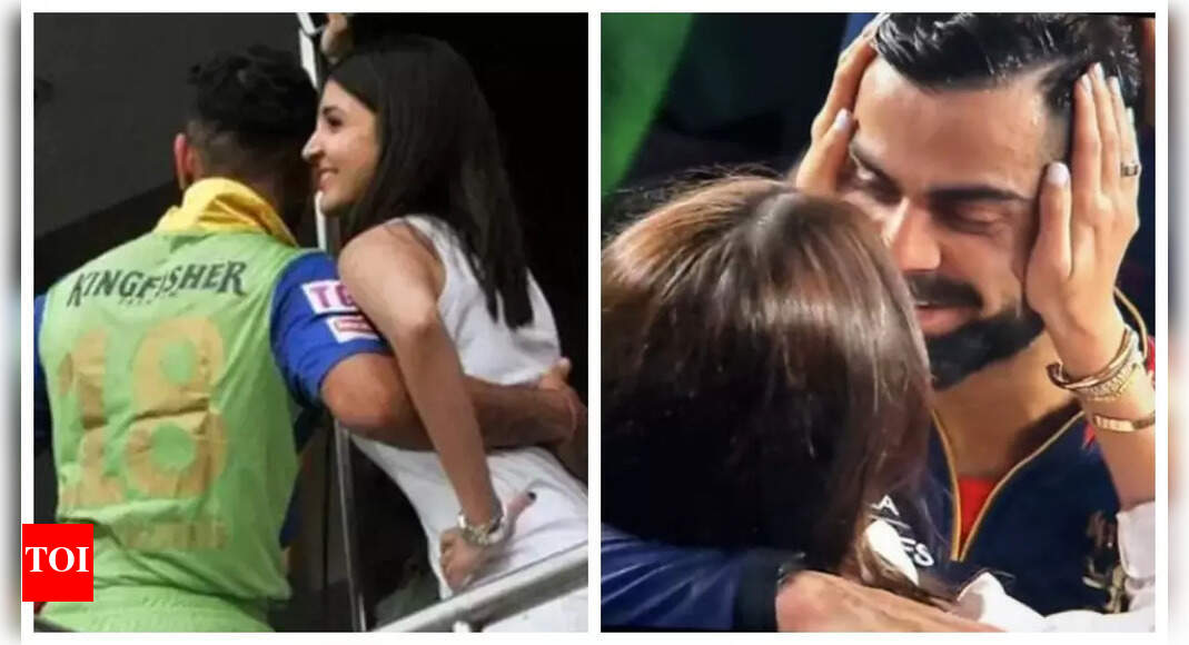 Throwback Pic of Virat Kohli breaking rules to meet Anushka Sharma resurfaces as couple’s IPL win PDA goes viral | – Times of India