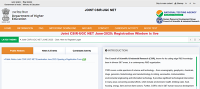 CSIR UGC NET June 2025 registration begins: Direct link to apply here – Times of India
