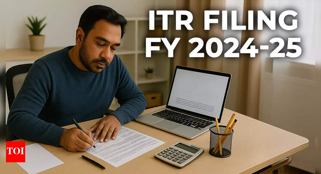 ITR e-filing FY 2024-25: ITR-1 and ITR 2 forms enabled online for return filing on income tax e-filing portal; check details – Times of India