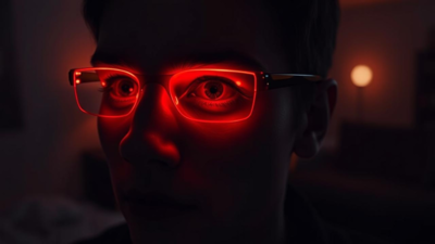 Infrared contact lens lets humans to see in dark
