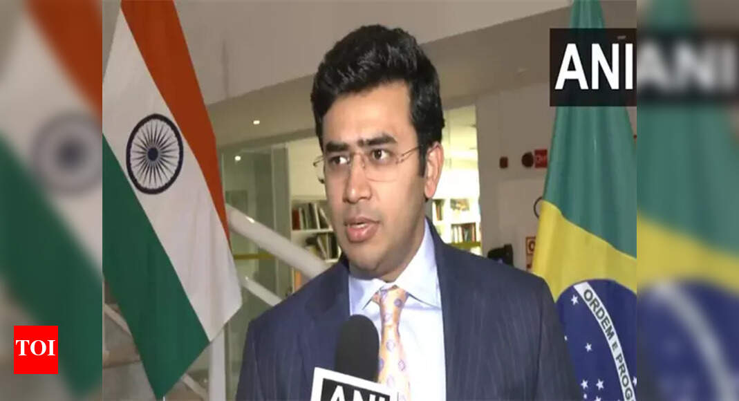 ‘Investing in India is investing in democracy’: Tejasvi Surya on global outreach tour to US